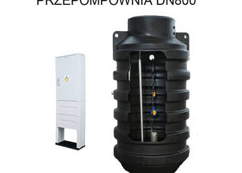 PRZEPOMPOWNIA ŚCIEKÓW DN 800 2,5m KOMPLET POMPA ROZDRABNIACZ