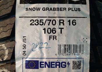 2x Opona nieużywana zimowa 235/70R16 GENERAL 319zł/szt. WYSYŁKA GRATIS