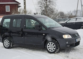 Volkswagen Caddy 1.9 TDI Navi/ Klima/ 5-Osobowy/ 2 KPL KÓŁ/ Pdc/ Sprowadzo…