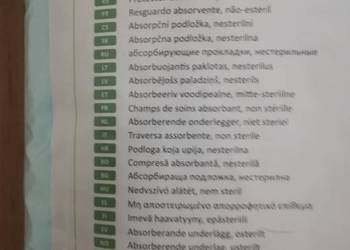 SensePads Podkłady chłonne niejałowe na łóżko błękitne