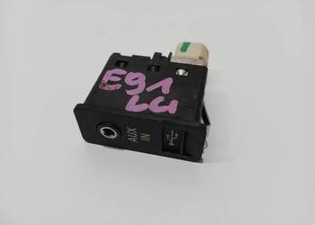 GNIAZDO ZŁĄCZE WEJŚCIE AUX USB BMW E90 E91 LCI OE 9129651
