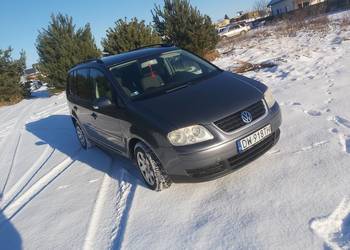 VW Touran 2.0TDI 140KM 2004r. 281tyś.km 7osobowy zarejestrowany