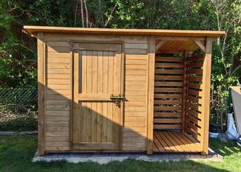 Drewutnia 1 x 1,1m + domek narzędziowy 2 x 1,1m