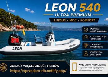 RIB Leon 540 Hypalon 2023, łódź, motorówka, Mercury 90KM, NMEA2000, Reja 24