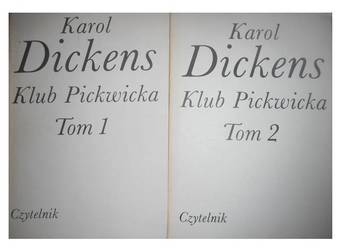 Klub Pickwicka 2  tomy - Karol Dickens /js