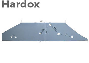 Płoza długa HARDOX 073605/L części do pługa KVERNELAND