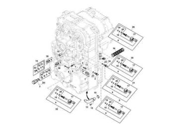 John Deere 9470RX - Zawór YZ502535 (Przekładnia Power Shift)