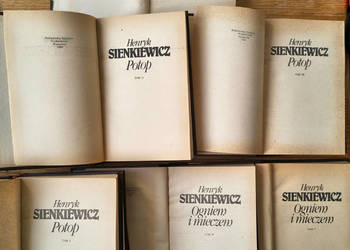 Trylogia Sienkiewicz Krzyżacy Ogniem i mieczem Pan Wołodyjowski