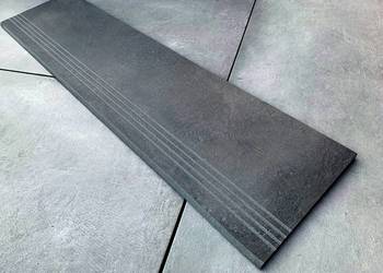Płytki betonopodobne na schody, stopnice 120x30