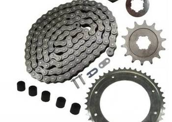 Zestaw naprawczy regenerujący napęd WSK 125 M06B3  bdb jakość + zębatka