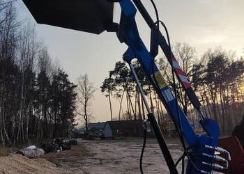 Ładowacz hydrauliczny na tył widły lyżka solidny