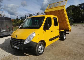 Renault Master 125dCi Brygadówka wywrotka Bliźniak kiper doka 7-osobowa Hak