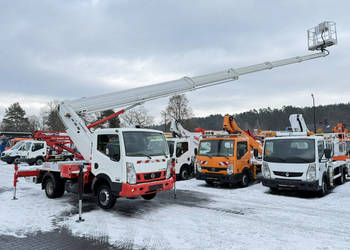 Nissan Cabstar Podnośnik Koszowy 27m RUTHMANN TB 270.2 Zwyżka UDT Wumag GS…
