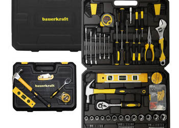 Zestaw narzędzi walizka narzędziowa 140 elementów klucze wkrętaki bity