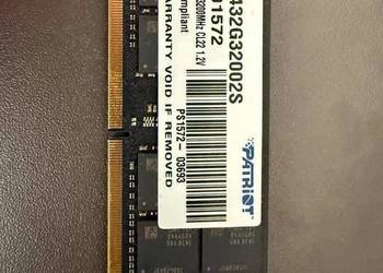 Pamięć RAM Patriot 32GB DDR4 3200MHz SO-DIMM