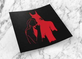 Naklejka DEVIL 6 x 6 cm k13 originals wlepki drift #2