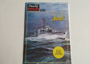 Mały Modelarz nr 6/1996, Niszczyciel Burza
