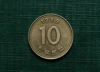 KOREA POŁUDNIOWA - 10 wonów, 1989r