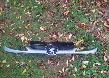 Grill Atrapa chłodnicy wlot powietrza Peugeot 206 srebrna