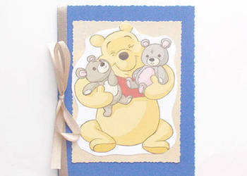 miś kartka okolicznościowa, kartka z misiem, kartka z Kubusiem Puchatkiem