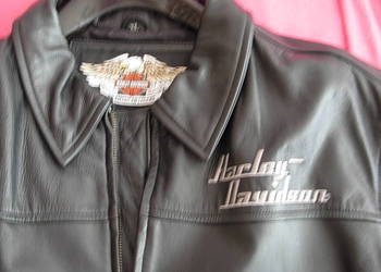 Kurtka męska czarna używana  oryginalna Harley-Davidson XL