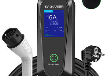 Przenośna ładowarka EVSE 3,7 kW Typ 2 | 230 V + torba/etui