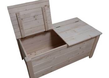 Skrzynia drewniana pojemnik kufer 100x50x45