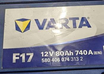 Akumulator varta f17 80Ah 740a p+ Akumulator varta f17 80Ah 740a p+