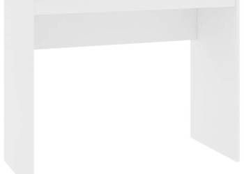 Biurko białe 90x40x72 cm materiał drewnopochodny WM-800378