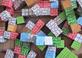 Klocki Minecraft 100 szt. magnetyczne / nowe
