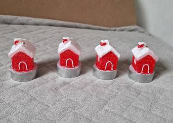 świeczka świeczki domek chatka święta Boże Narodzenie + gratis