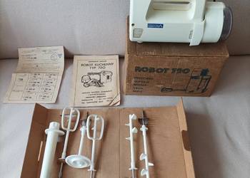 Mikser robot kuchenny Predom Niewiadów typ 720 z młynkiem do kawy z PRL-u Mikser robot kuchenny Predom Niewiadów typ 720 z młynkiem do kawy z PRL-u