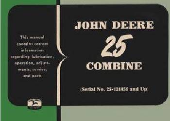 John Deere 25 kombajn instrukcja obsługi PL