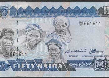 NIGERIA 50 NAIRA 2005 - STAN BANKOWY UNC