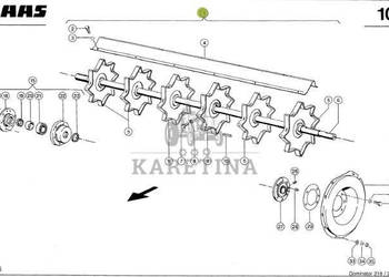 ClaasClaas Mega 208 218 360 370 Tucano 440 450 Bęben Odrzutnika 0006641721…