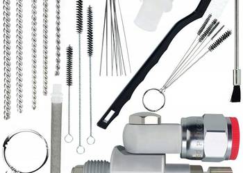 Zestaw do Czyszczenia Agregatu Malarskiego 17w1 | Zawór CleanShot, Wyciory…