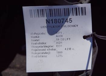 WENTYLATOR CHŁODNICY AUDI S8 D2 LIFT