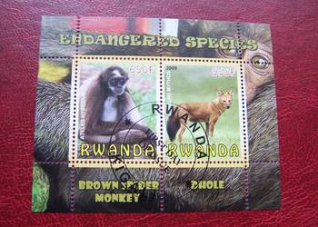 Rwanda 2009 CTO Fauna Zwierzęta Afryki