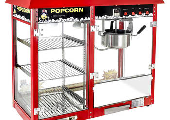Maszyna do popcornu z witryną grzewczą 1700W