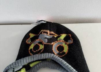 Nowa czapka niemowlęca zimowa z zasłonięciem uszu