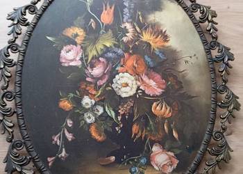 Obrazek Włoski w ramie mosieznej