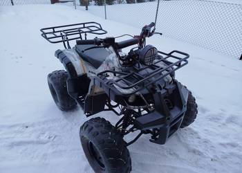 Quad 125  Zipp kod pół automat 3 + 1 wsteczny, duże kola