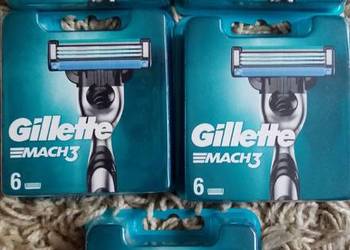 Gillette Mach3 Start, Turbo nożyki ostrza 6 szt - oryginał!