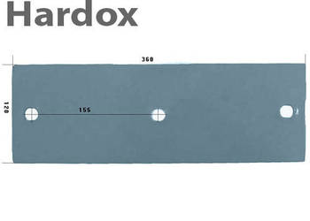 Płoza krótka HARDOX 3411500/S A36 części do pługa LEMKEN