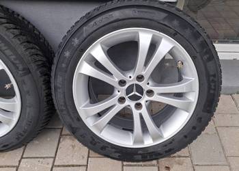 Alufelgi + opony Mercedes-Benz  7.5"x16" 5x112 ET45 opony 205/55/16 zima