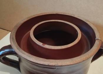 Kamionka gliniana z dwoma uchwytami