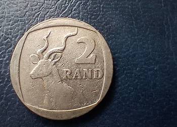 Stare monety 2 rand 2002 Afryka Popołudnia