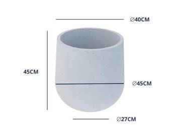 DONICA Betonowa 45x45cm Na Kwiaty