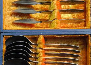 Komplet 18 sztućców okres PRL