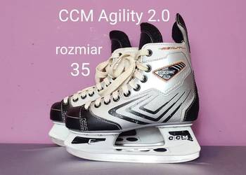 Łyżwy hokejowe CCM Agility 2.0 dla dzieci - rozmiar 35 - 22,6 cm [#96]